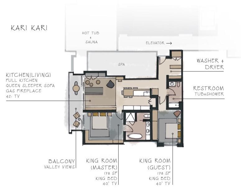 Kari Kari 2-Bedroom Suites