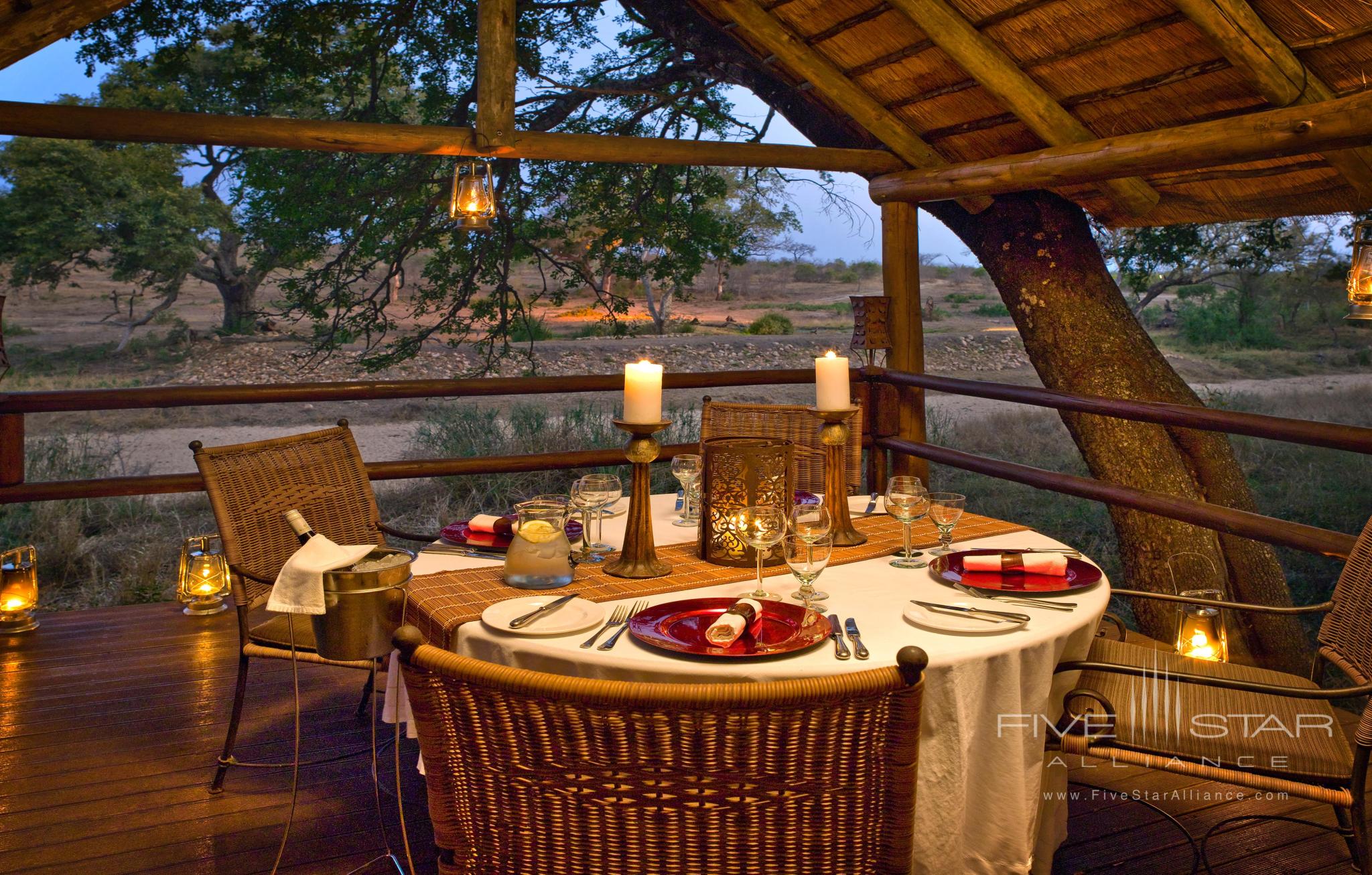 Ulusaba Safari Lodge Wine Cellar Dining