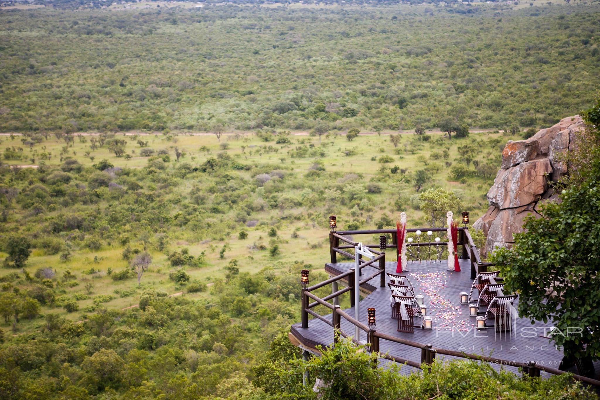 Ulusaba Wedding Ceremony Setup