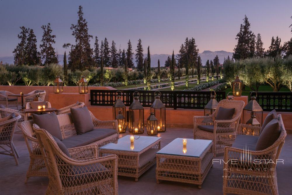 Terrace Bar at Oberoi Marrakech
