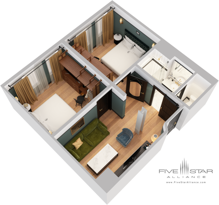 Emeline Collective Suite Floor Plan