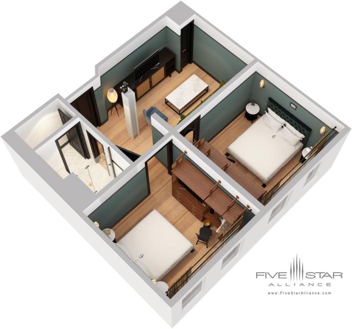 Emeline Collective Suite Floor Plan