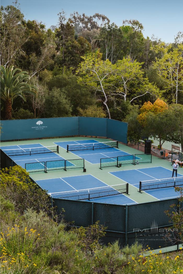 Rancho Valencia's Pickleball Courts