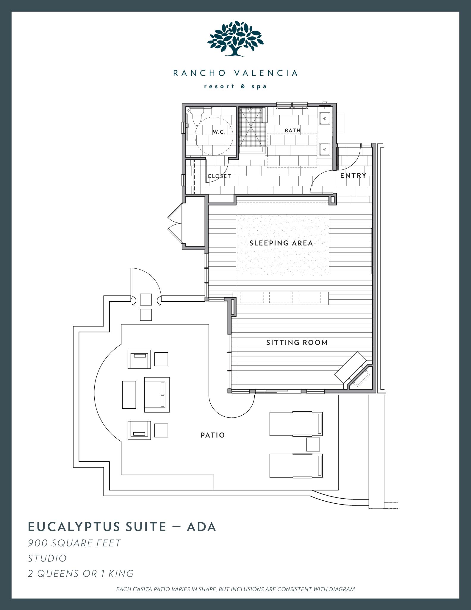 Rancho Valencia Eucalyptus ADA Suite