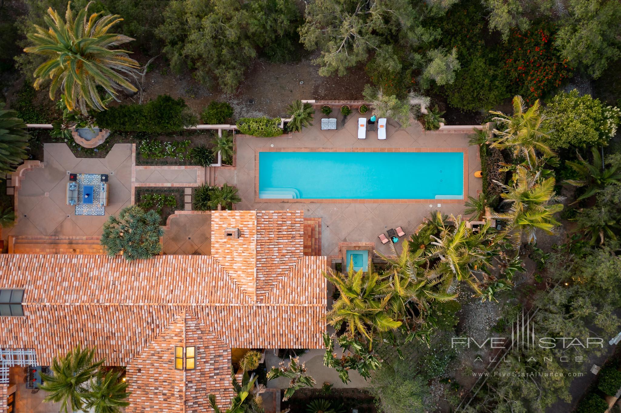 Rancho Valencia's Spa Pool House