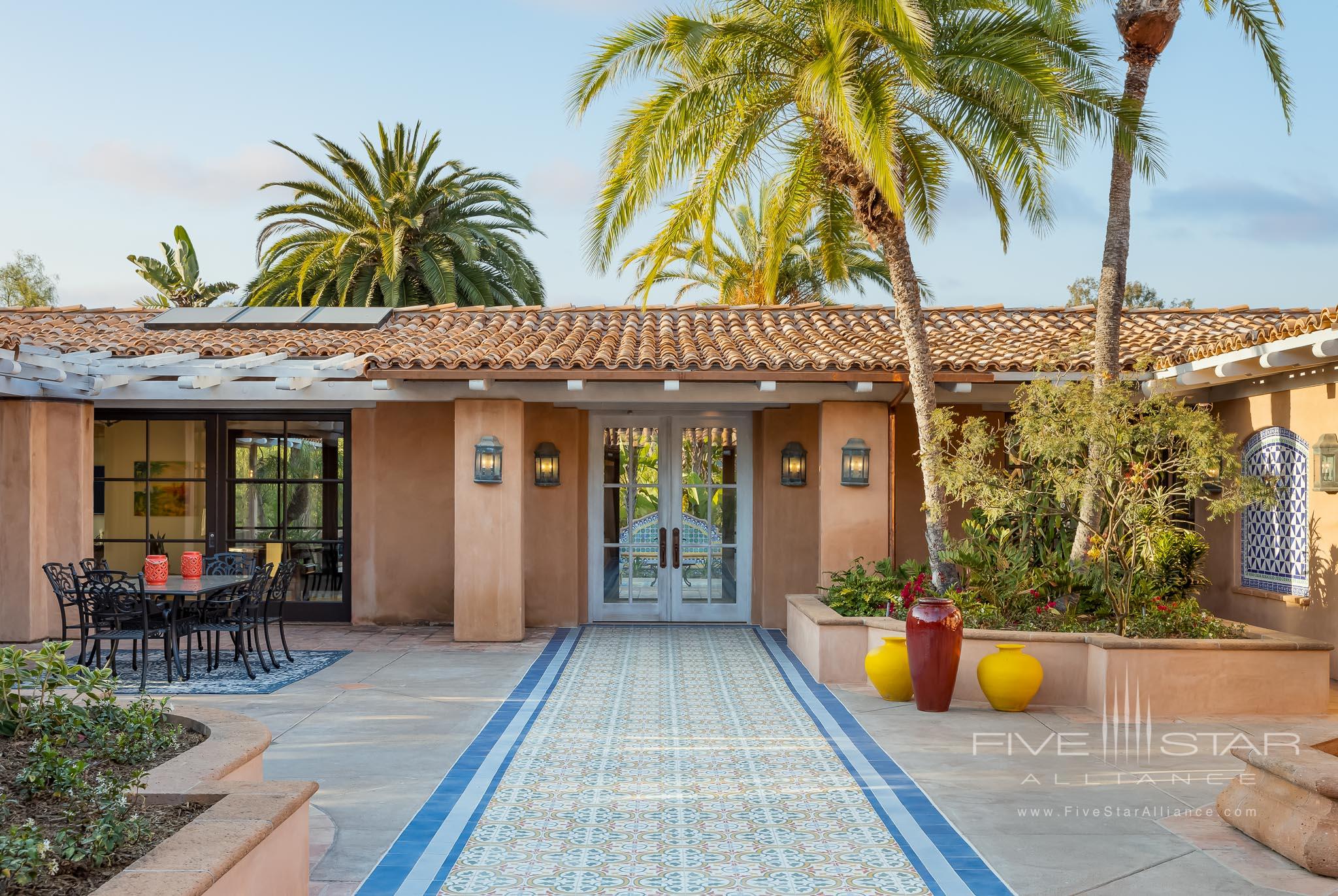 Rancho Valencia's Spa Pool House