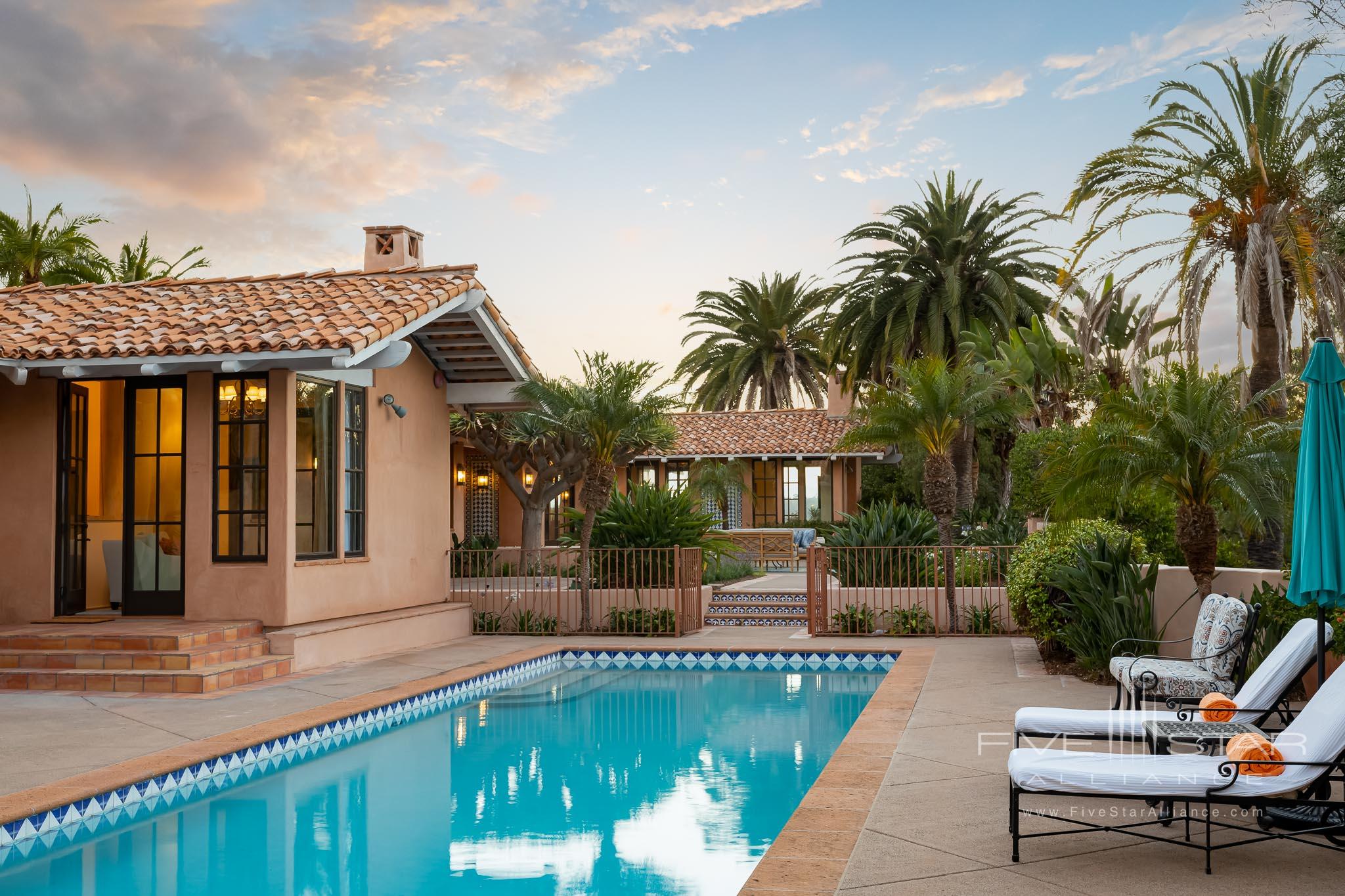 Rancho Valencia's Spa Pool House