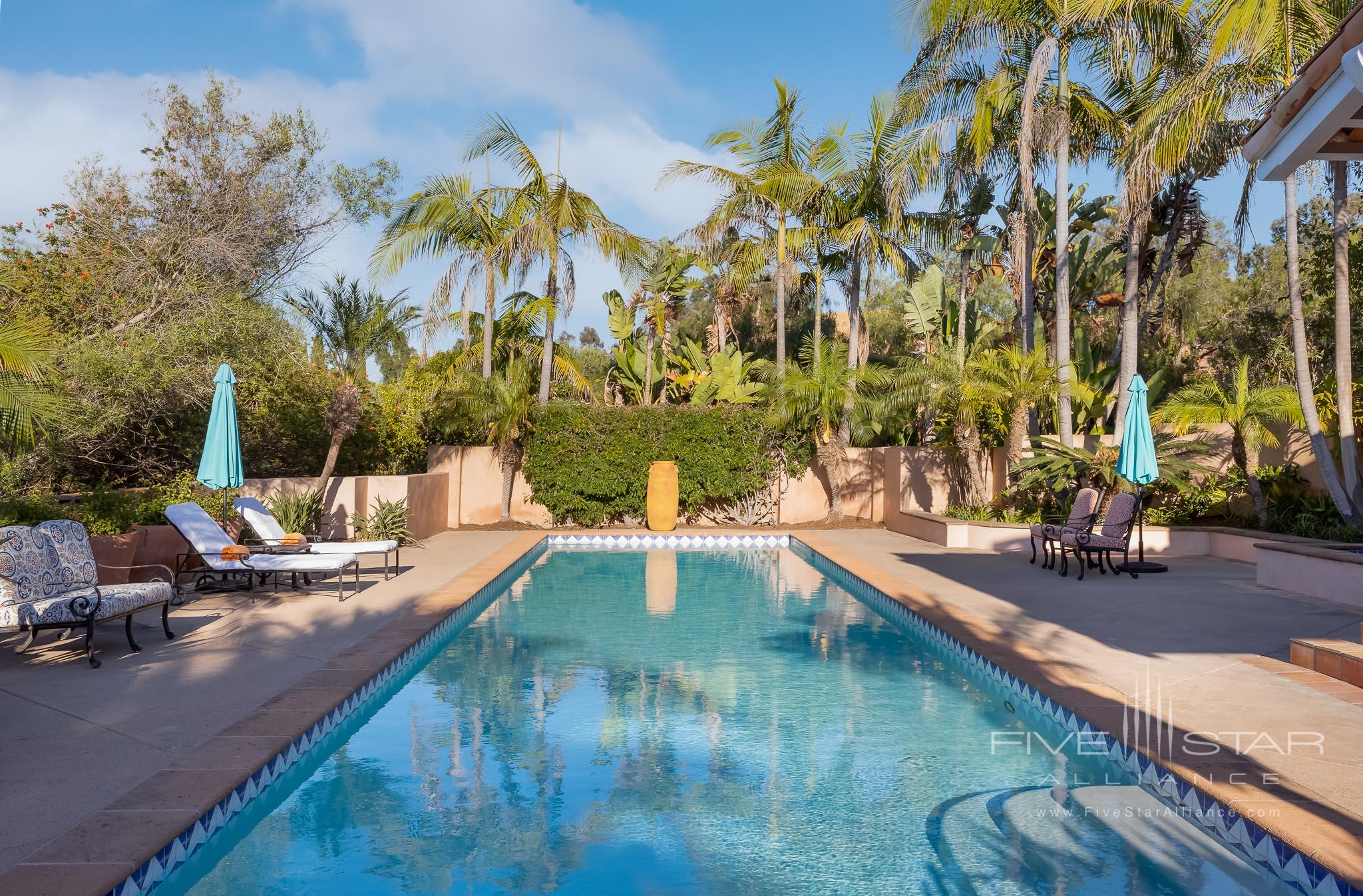 Rancho Valencia's Spa Pool House