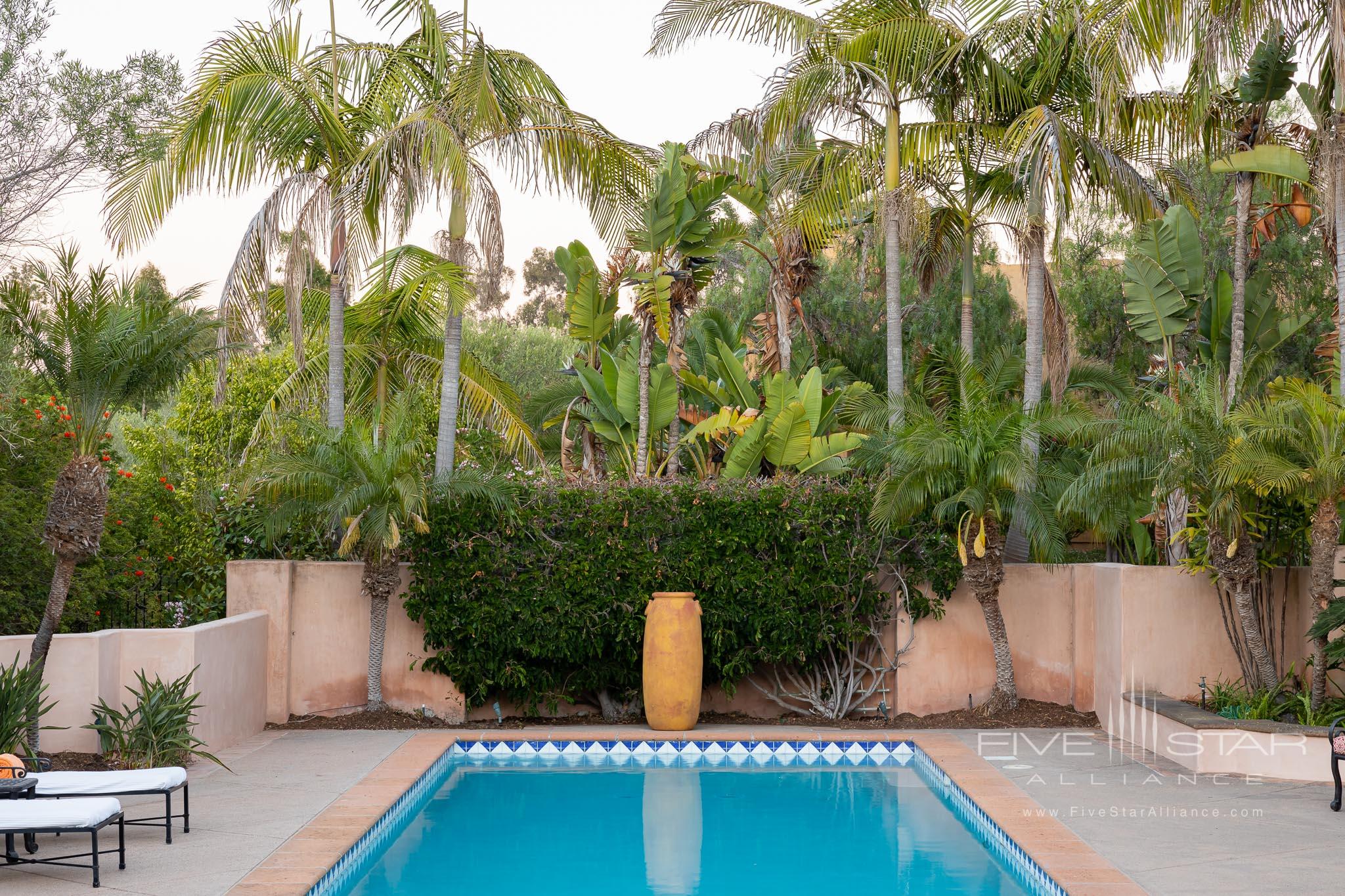 Rancho Valencia's Spa Pool House