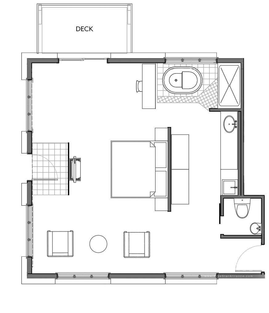 Hapuku Lodge Hapuku Suite Floorplan Layout