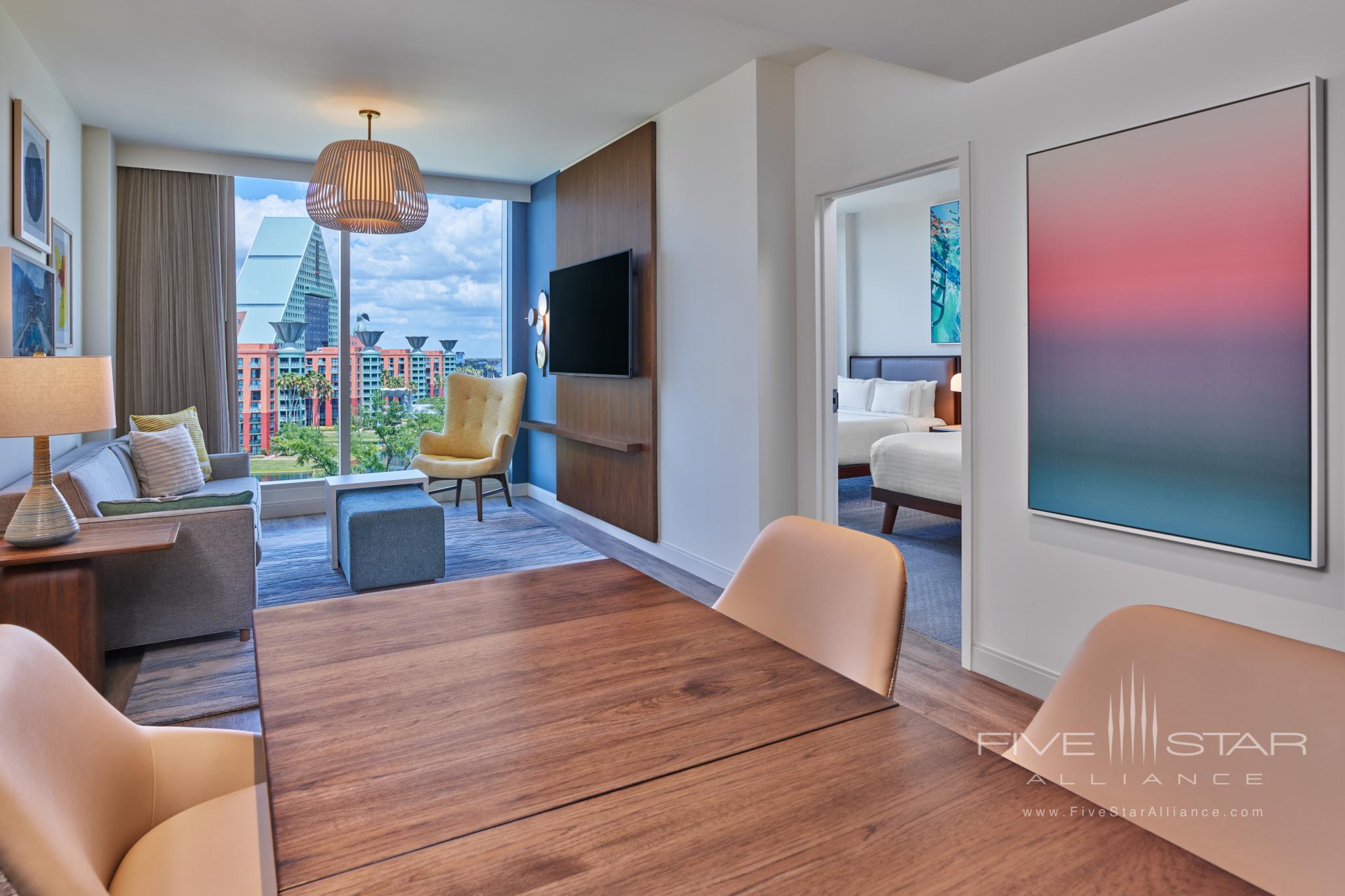 Walt Disney World Swan Reserve Signature Double Queen Suite