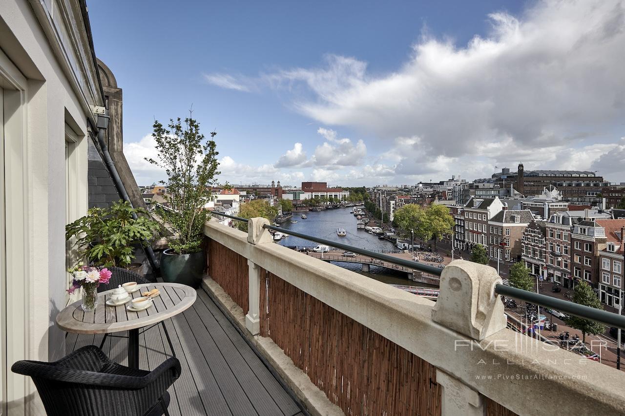 Balcony Penthouse Suite at Hotel De L'Europe, Amsterdam, Netherlands