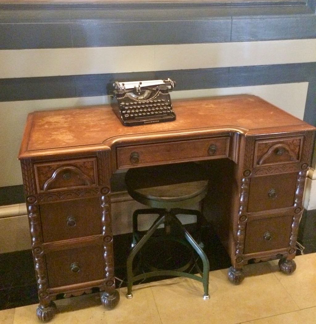 Typewriter at The Sentinel Portland