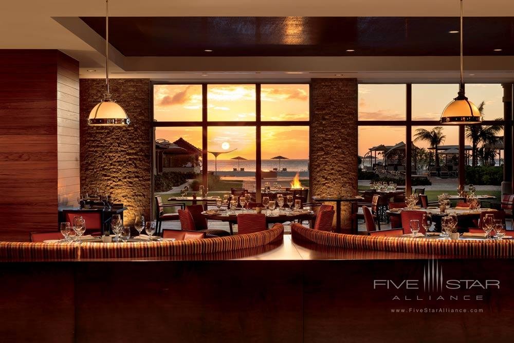 Sunset dining at The Ritz-Carlton Aruba