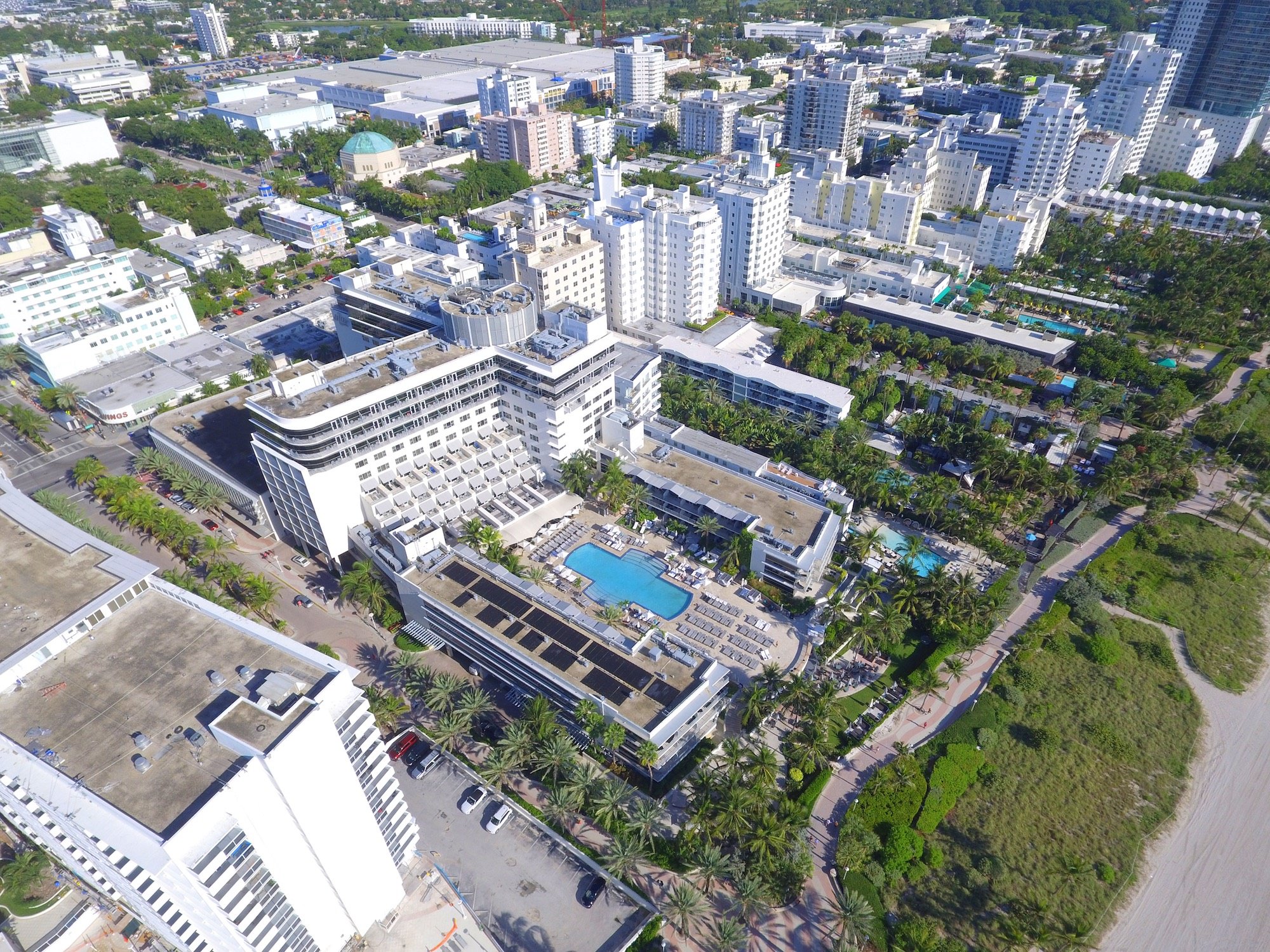 Aerial Waterfront South Beach Miami Hotels