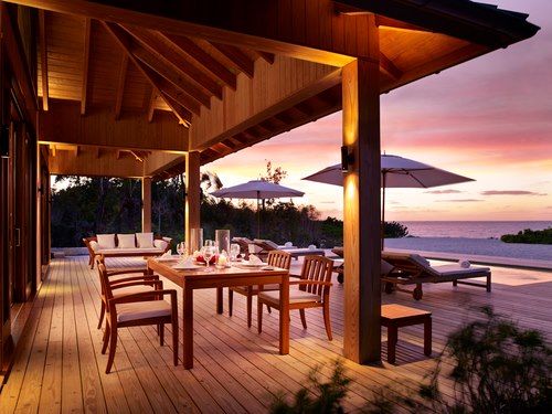 Parrot Cay Private Deck 