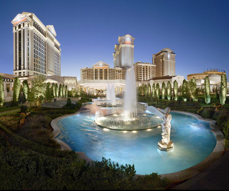 Review: Caesars Palace Las Vegas Augustus Tower Fountain View