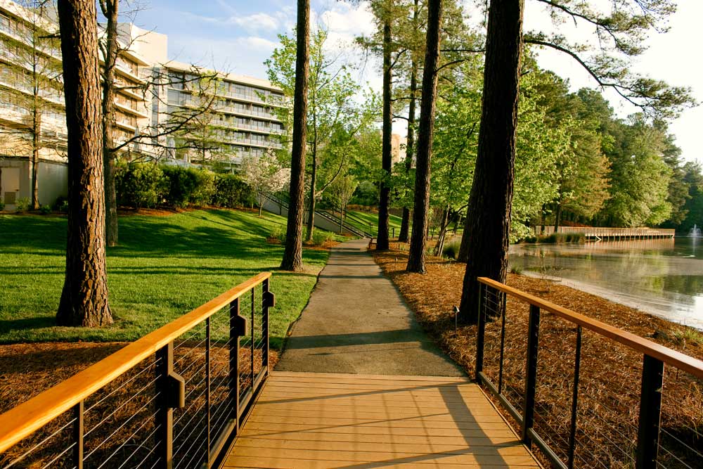 Exterior of the Umstead Hotel and Spa