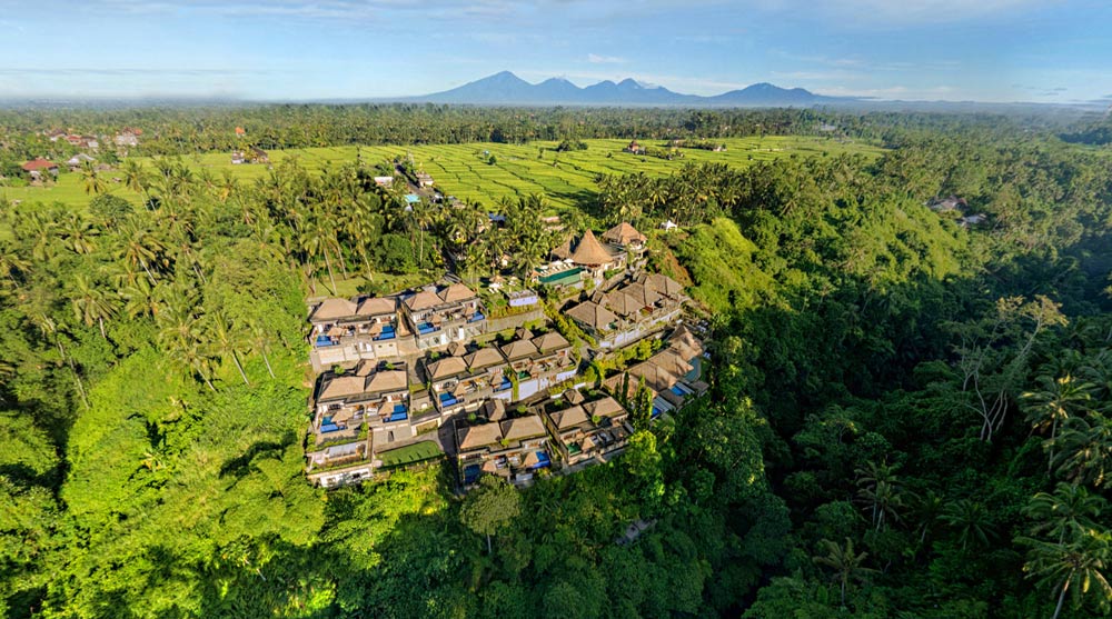 Aerial View of Viceroy Bali