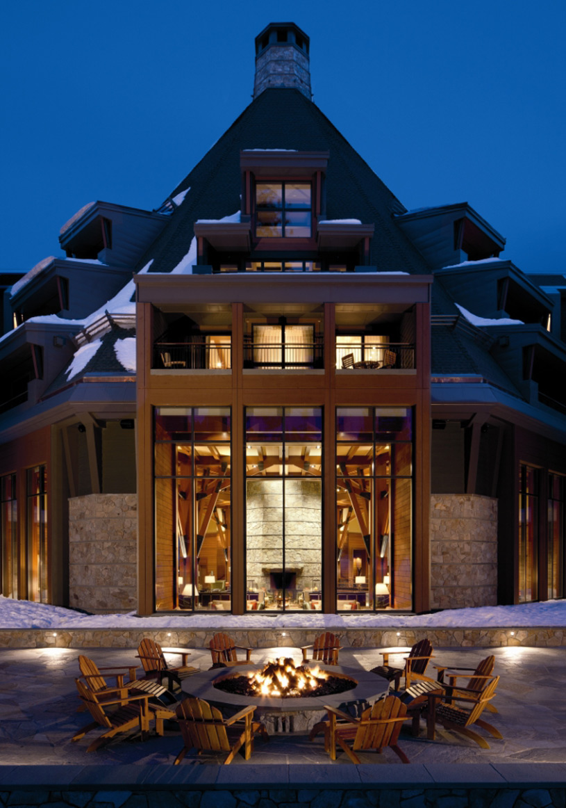 Fire pit at The Ritz-Carlton, Lake Tahoe