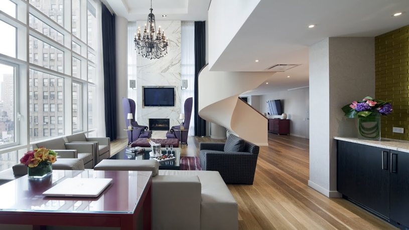 manhattan hotels with jacuzzi and balcony