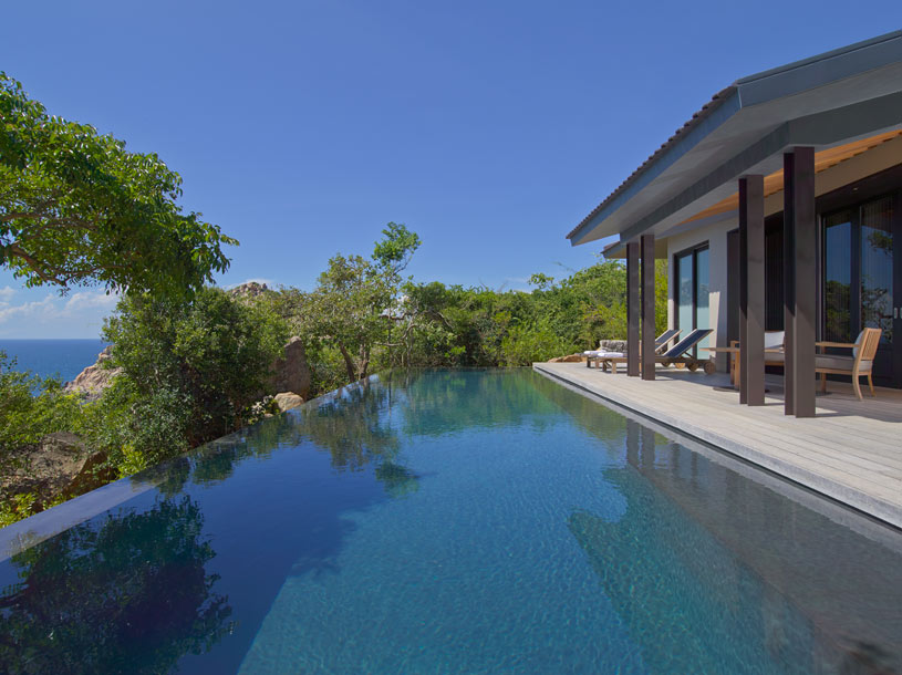 Pool terrace at the Amano'i Nha Trang 