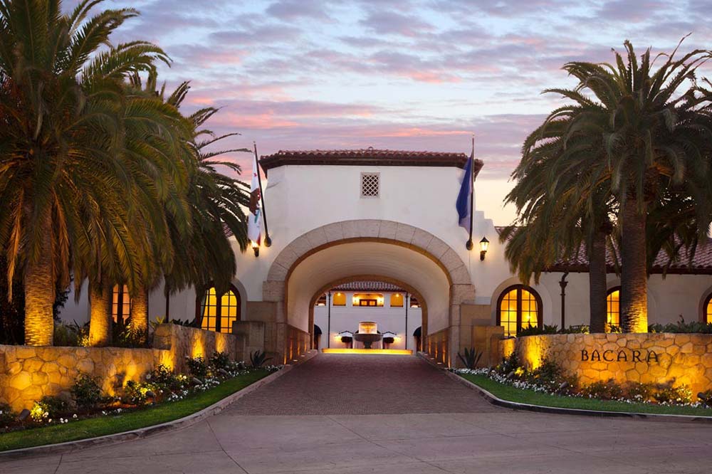 Exterior of the Bacara Resort and Spa in Santa Barbara